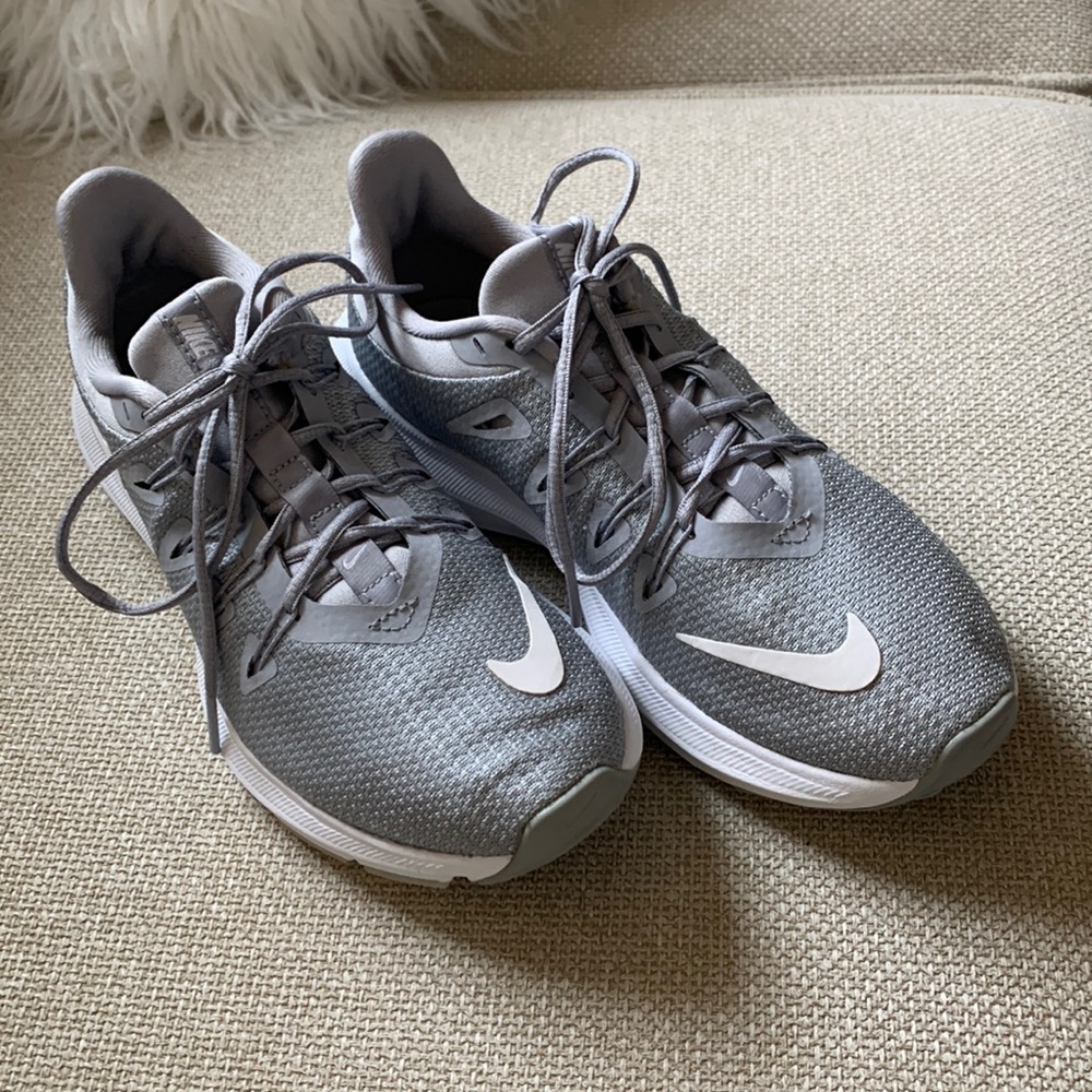 Nike Quest running shoes wolf grey. Womens size 7